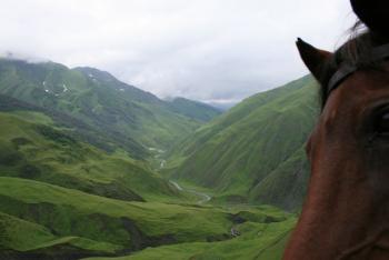 Riding trek in Caucasus in Tusheti, Omalo / All Regions