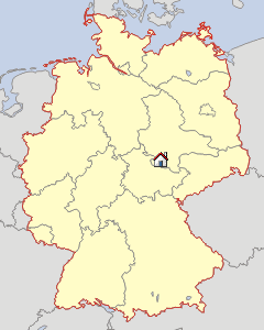 Map Saxony-Anhalt