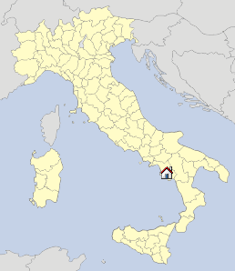 Map Campania