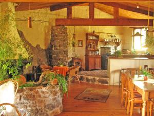 Our living and dining area in the vacation home