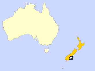 Map South island