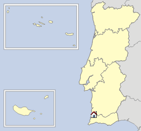 Map Algarve