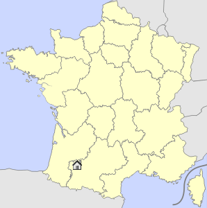 Map Midi-Pyrénées