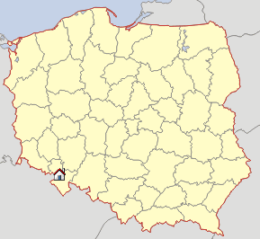 Map SileSchlesien and West Poland