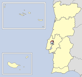Map Lisbon-Coast of Lisbon