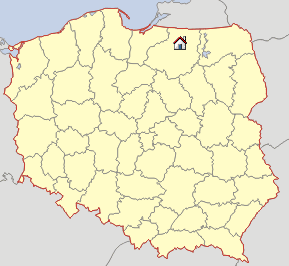 Map Masuria-East Poland