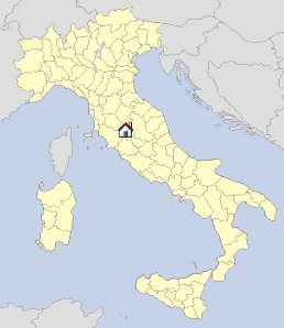 Map Umbria
