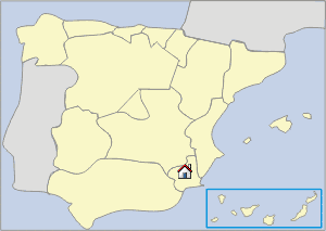 Map Costa Blanca