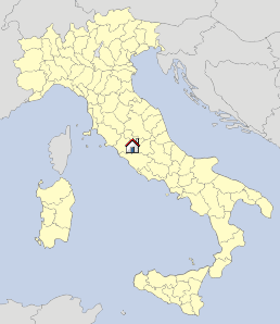 Map Lazio
