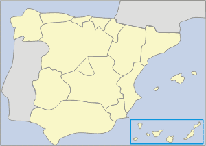 Map Andalusia-Costa del Sol, de la Luz