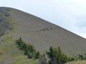 Climbing Avion Ridge