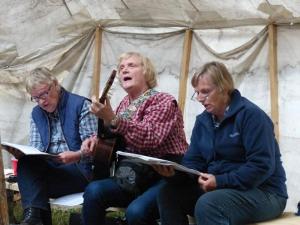 Our evening campfire sing-song