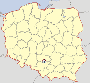Map SileSchlesien and West Poland