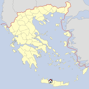 Map Crete